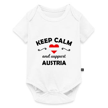 The fans from Austria - Baby Premium short-sleeve bodysuit - white - Front