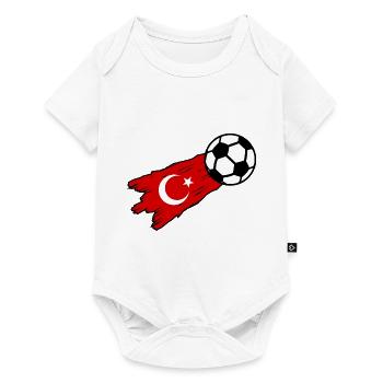 Les footballeurs de Turquie - Body à manches courtes Premium Bébé - blanc - Devant