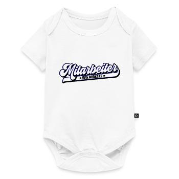 Mitarbeiter des Monat | Farben änderbar - Baby Premium Kurzarmbody - Weiß - Vorne