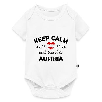 Holidays in Austria - Baby Premium short-sleeve bodysuit - white - Front