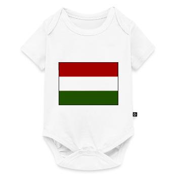 Der Staat Ungarn - Baby Premium Kurzarmbody - Weiß - Vorne