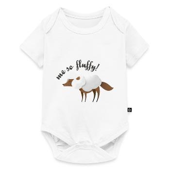 Wildtiere - Baby Premium Kurzarmbody - Weiß - Vorne