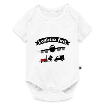 Transport and delivery - Baby Premium short-sleeve bodysuit - white - Front