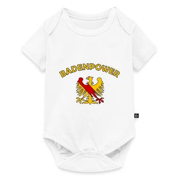 Die Badenpower - Baby Premium Kurzarmbody - Weiß - Vorne