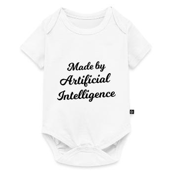 Fabriqué par intelligence artificielle - Body à manches courtes Premium Bébé - blanc - Devant