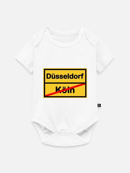 Zuhause in Düsseldorf - Baby Premium Kurzarmbody - Weiß