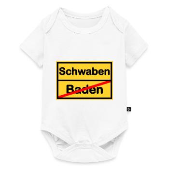 Daheim in Schwaben - Baby Premium Kurzarmbody - Weiß - Vorne