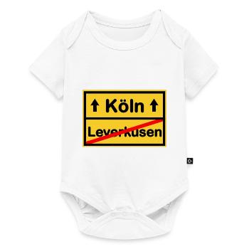 Nummer eins Köln - Baby Premium Kurzarmbody - Weiß - Vorne