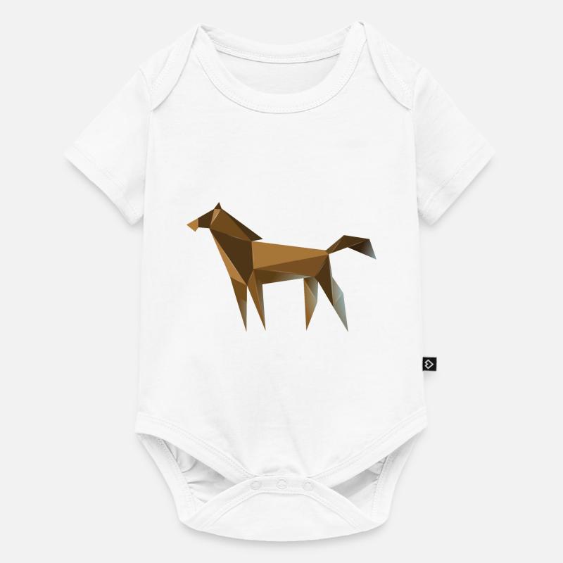 Pferde - Baby Premium Kurzarmbody - Weiß