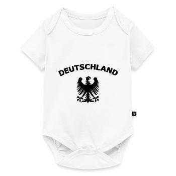 Fan von Deutschland - Baby Premium Kurzarmbody - Weiß - Vorne
