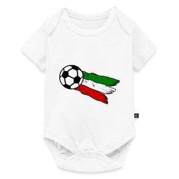 L’amour du football italien - Body à manches courtes Premium Bébé - blanc - Devant