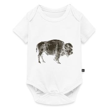 Wildtiere - Baby Premium Kurzarmbody - Weiß - Vorne