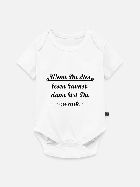 Lustige Sprueche - Baby Premium Kurzarmbody - Weiß