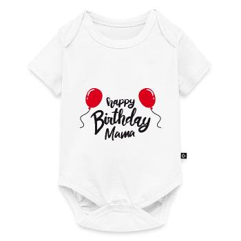 Joyeux anniversaire Maman - Balloon Birthday - Body à manches courtes Premium Bébé - blanc - Devant