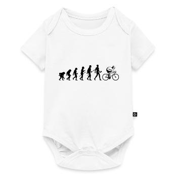 | changeable de couleur Evolution Vélo Fahrrad - Body à manches courtes Premium Bébé - blanc - Devant