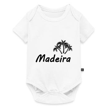 Vacances à Madère - Body à manches courtes Premium Bébé - blanc - Devant
