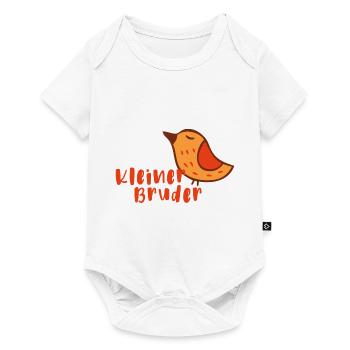 Kleiner Bruder - Baby Premium Kurzarmbody - Weiß - Vorne