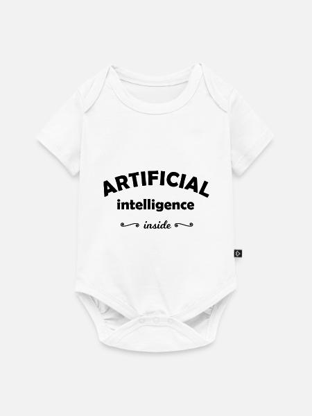 Die Computer Intelligenz - Baby Premium Kurzarmbody - Weiß