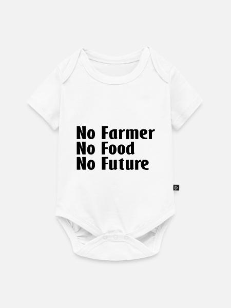 Die Bauern Proteste - Baby Premium Kurzarmbody - Weiß