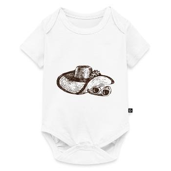 Sommer - Baby Premium Kurzarmbody - Weiß - Vorne