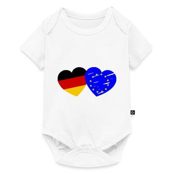 The German European Love - Baby Premium short-sleeve bodysuit - white - Front