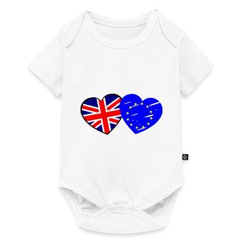 The British and the Europeans - Baby Premium short-sleeve bodysuit - white - Front