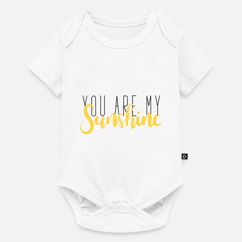 Soleil - Body à manches courtes Premium Bébé - blanc