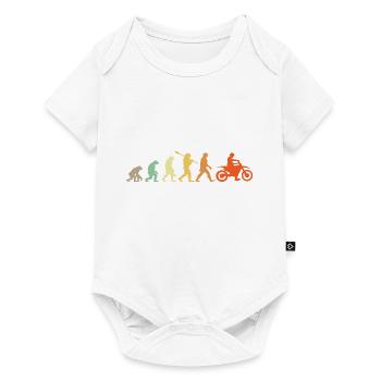 Evolution Motorcyclists - Baby Premium short-sleeve bodysuit - white - Front