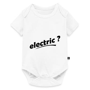 Electric cars - Baby Premium short-sleeve bodysuit - white - Front