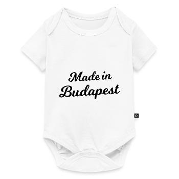 Ungarn Budapest - Baby Premium Kurzarmbody - Weiß - Vorne