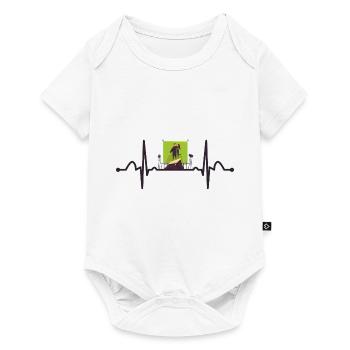 Actor Heartbeat - Baby Premium short-sleeve bodysuit - white - Front