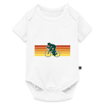 Fahrrad - Baby Premium Kurzarmbody - Weiß - Vorne