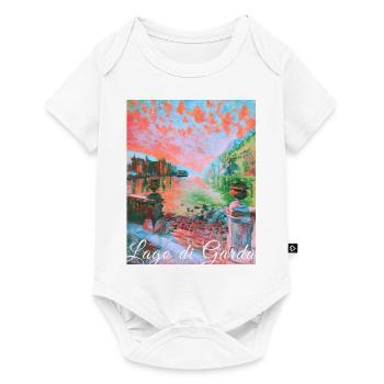 Lago di garda,Lake Garda,lake,landscape - Baby Premium short-sleeve bodysuit - white - Front