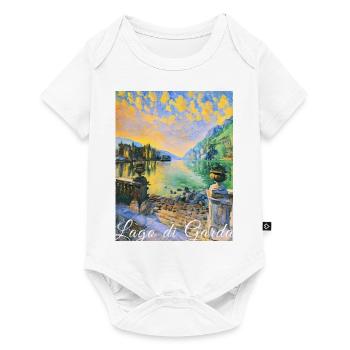 Lago di garda,Lake Garda,lake,landscape - Baby Premium short-sleeve bodysuit - white - Front