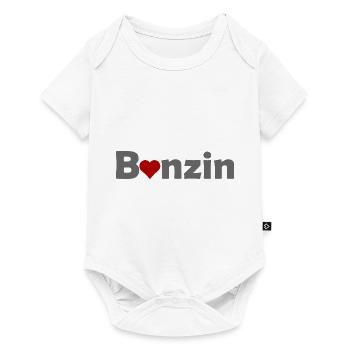 Benzin Liebhaber - Baby Premium Kurzarmbody - Weiß - Vorne