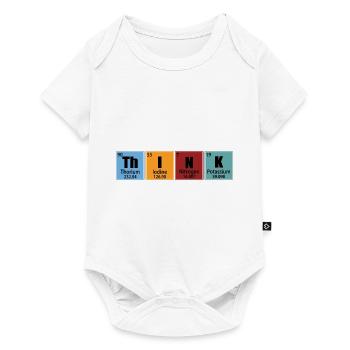 Denken - Elemente des Periodensystems - Baby Premium Kurzarmbody - Weiß - Vorne