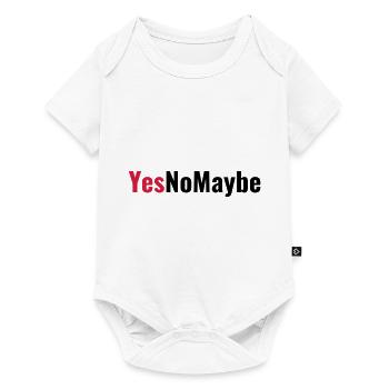 Non Peut-être Proposition d’engagement - Body à manches courtes Premium Bébé - blanc - Devant