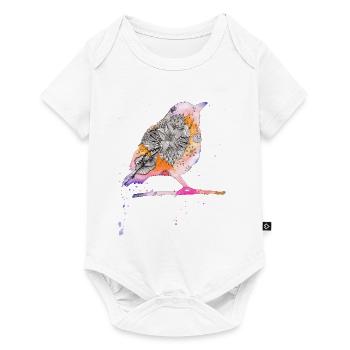 Vogel - Baby Premium Kurzarmbody - Weiß - Vorne