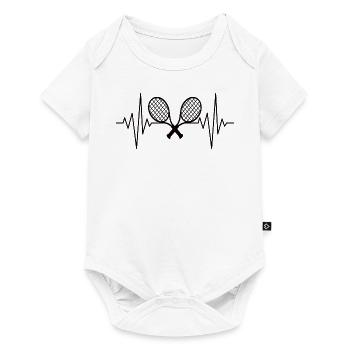 My heart sleeps for squash design - Baby Premium short-sleeve bodysuit - white - Front