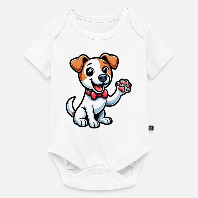 Jack Russell terrier - Body à manches courtes Premium Bébé - blanc