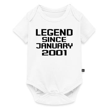 Vintage Legend depuis janvier 2001 - Body à manches courtes Premium Bébé - blanc - Devant