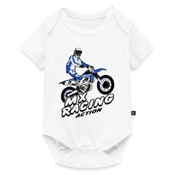 Supercross - Moto Cross - Motocross - Baby Premium short-sleeve bodysuit - white - Front