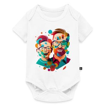 Father's Day - Father and Son - Baby Premium short-sleeve bodysuit - white - Front