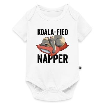 Koala fied Napper - Baby Premium short-sleeve bodysuit - white - Front