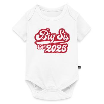 Grande Sœur Est 2025 - Body à manches courtes Premium Bébé - blanc - Devant
