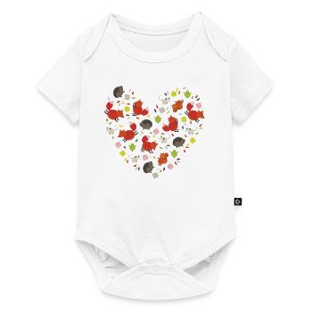 Metikössä - Baby Premium short-sleeve bodysuit - white - Front