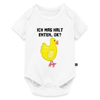 I just like ducks Ok - Baby Premium short-sleeve bodysuit - white - Front