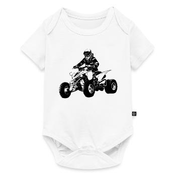 Quad Racing - ATV Racer - Body à manches courtes Premium Bébé - blanc - Devant