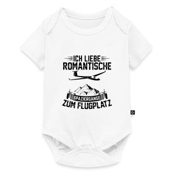 Flugplatz | Segelflug Segelflieger Pilot Geschenke - Baby Premium Kurzarmbody - Weiß - Vorne