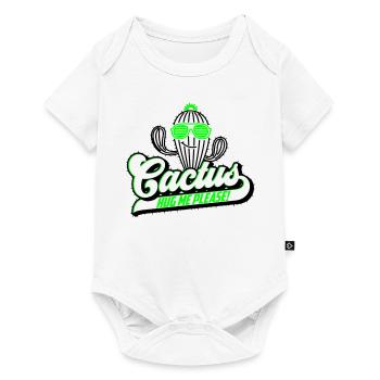 Farben änderbar | Kaktus Cactus Hug Me - Baby Premium Kurzarmbody - Weiß - Vorne